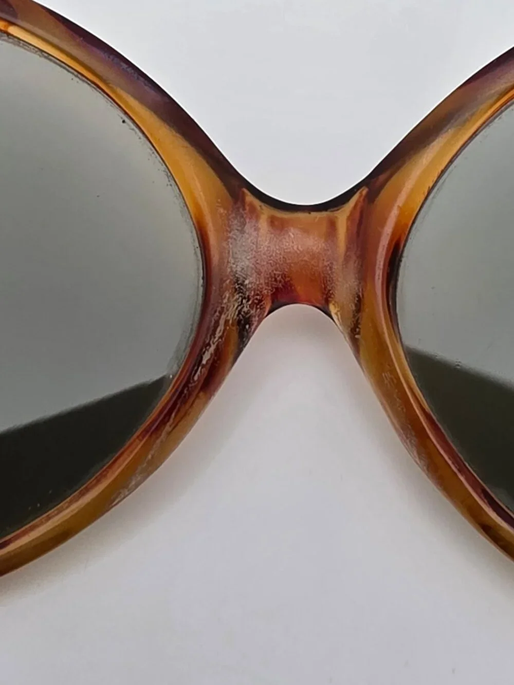 Sun Scene A678 Tortoise Frame Grey Mineral Glass Lens Sunglasses Italy 60-17-125